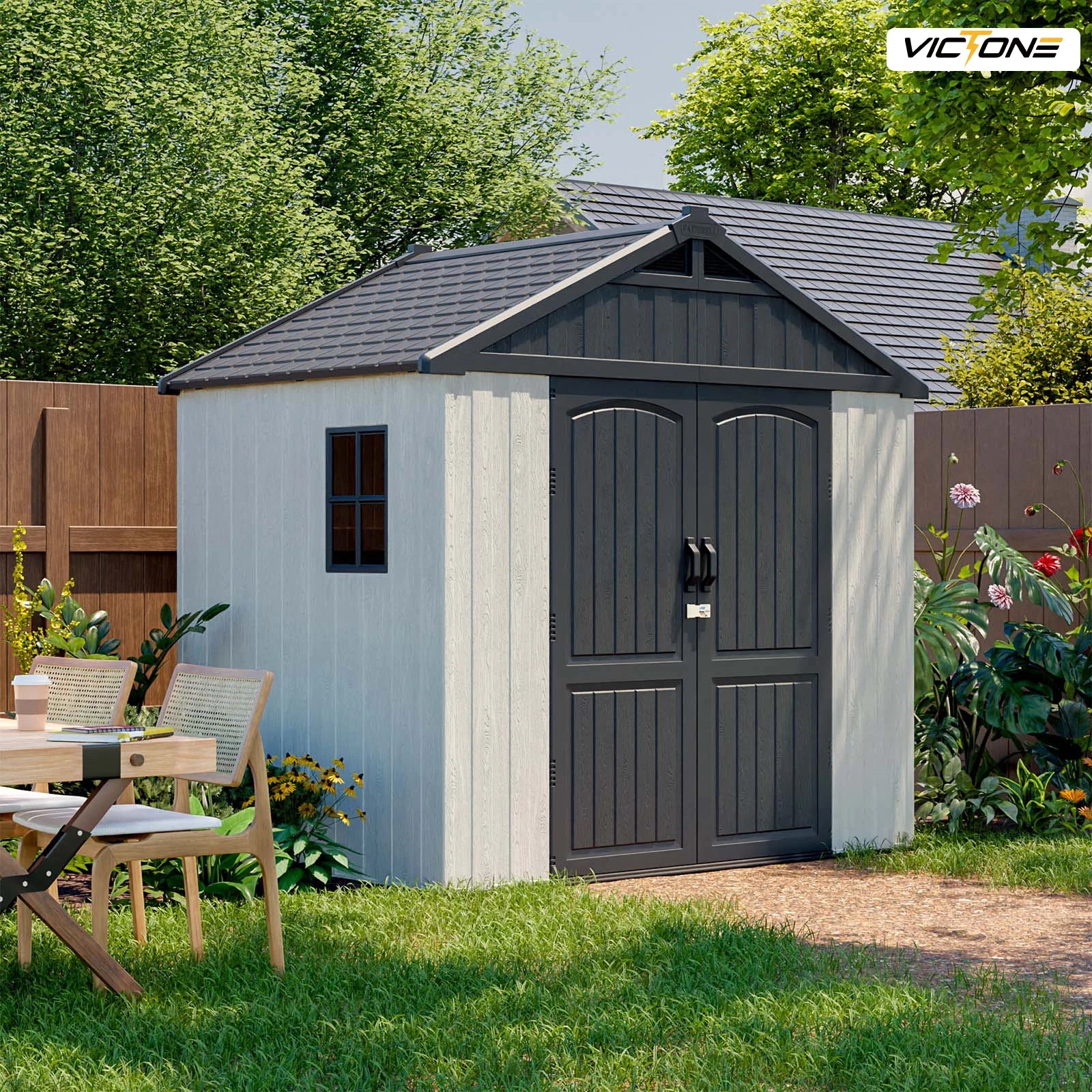 Outdoor Storage Shed with Floor product view 1