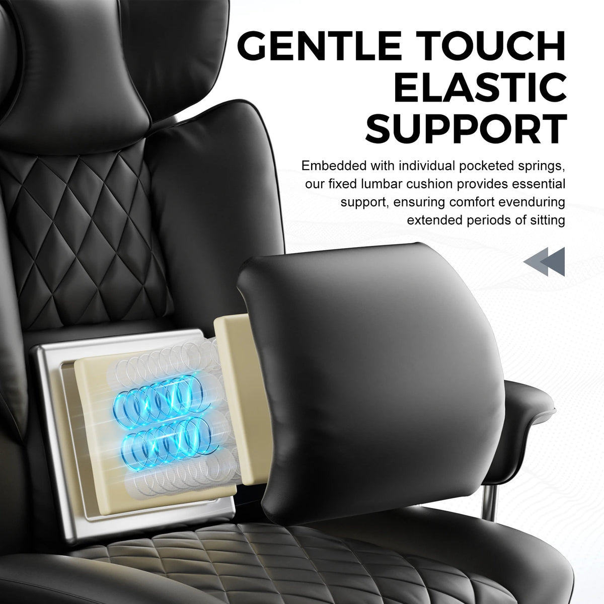 Big & Tall Gaming Chair with Footrest