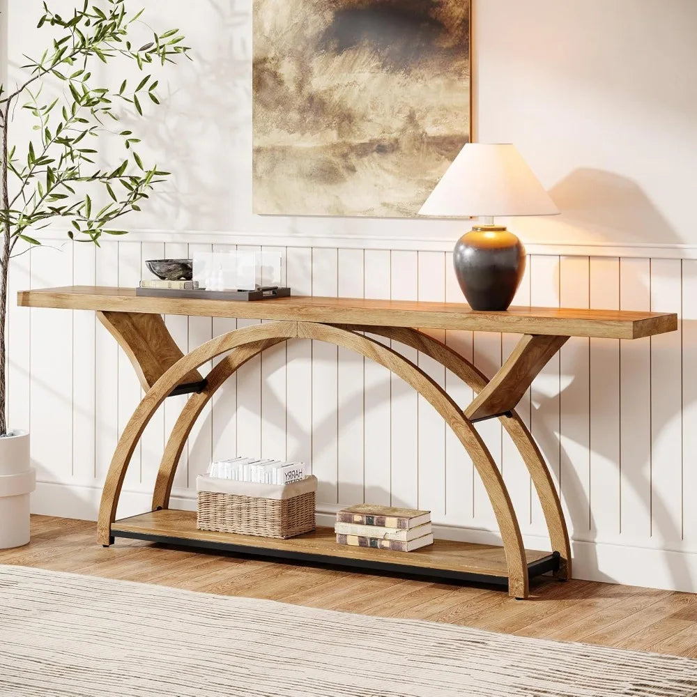 Industrial Behind-the-Sofa Table product view 3