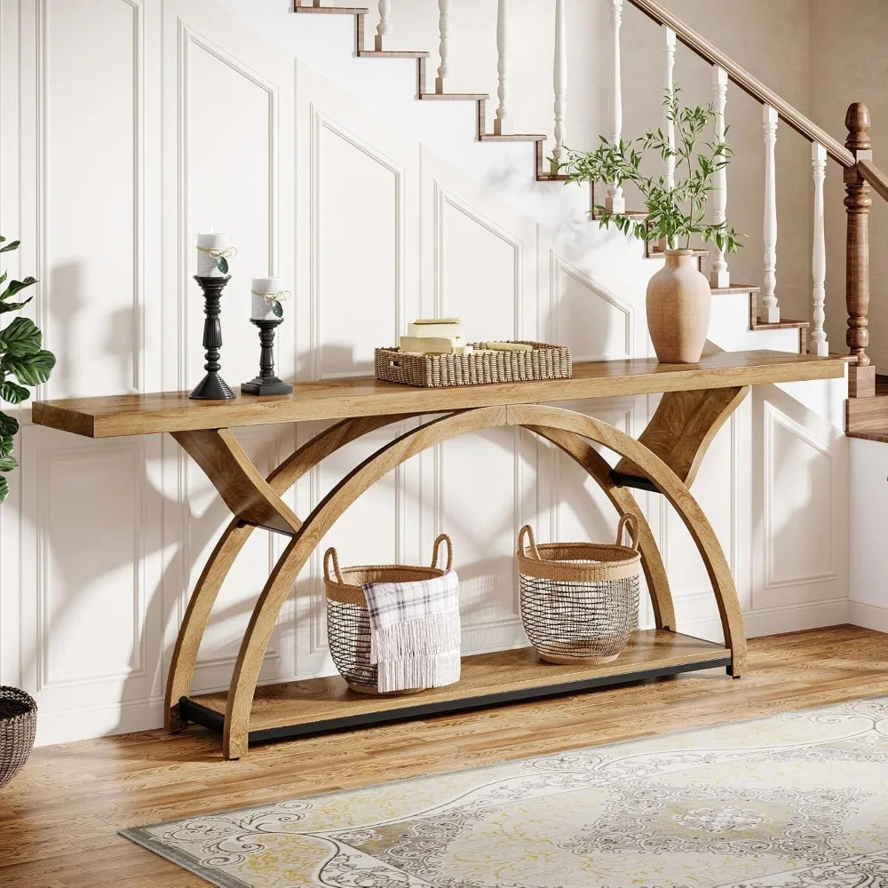 Industrial Behind-the-Sofa Table product view 4