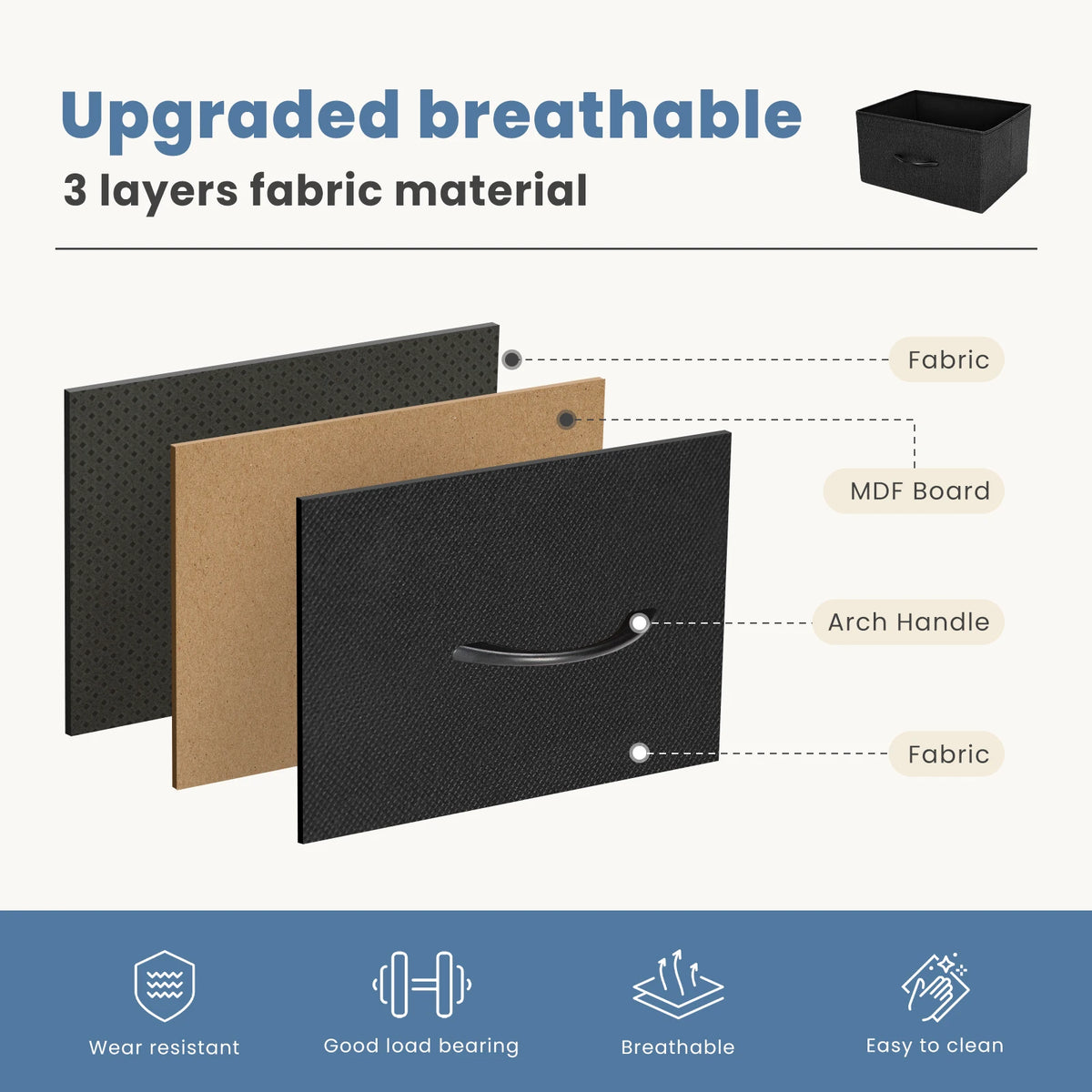 JHK Seven-Drawer Storage Dresser