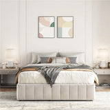 Platform Bed with Four Storage Drawers product view 1