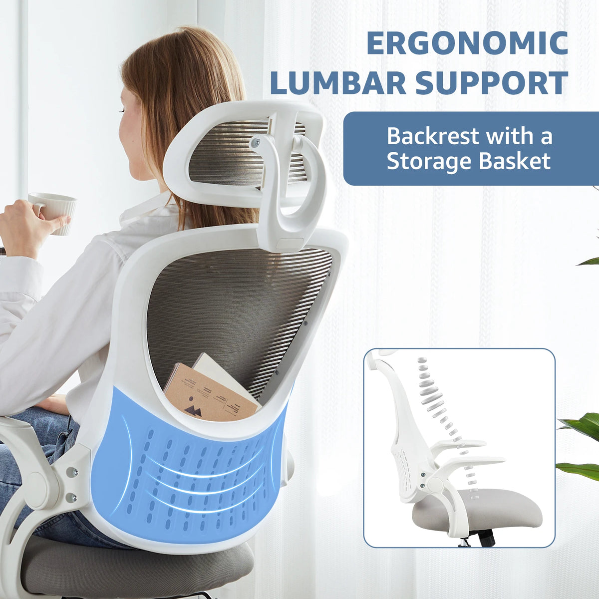 JHK Ergonomic Mesh Office Chair