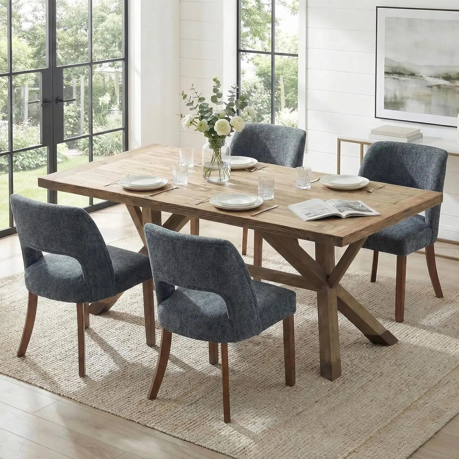 Mid-Century Upholstered Dining Chairs product view 8