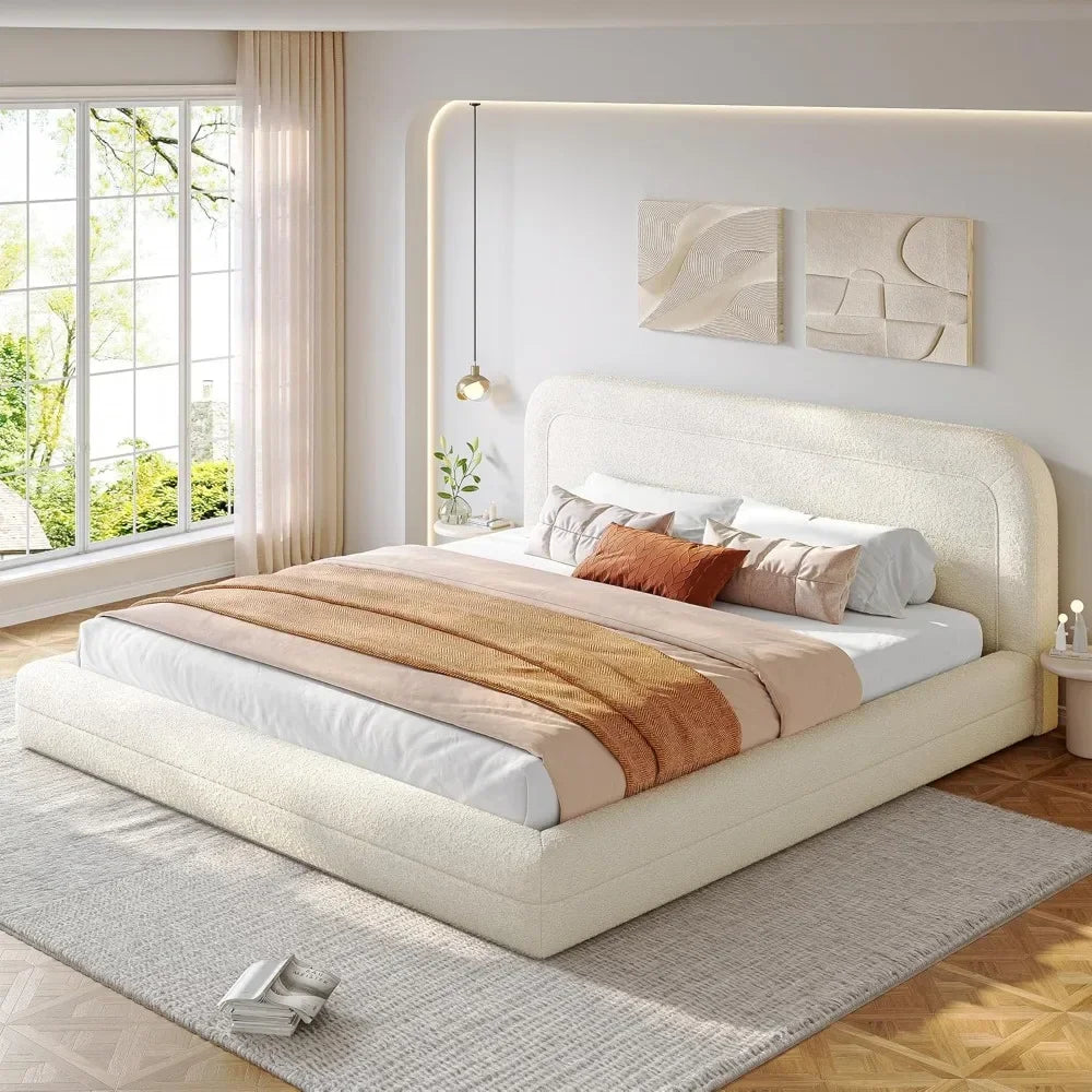King Bed Frame with Headboard product view 1