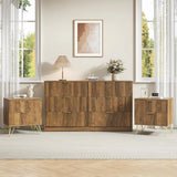 Bedroom Storage Set with Two Nightstands & Chest product view 1