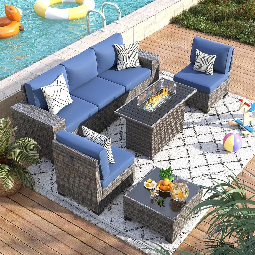 Patio Lounge Set with Fire Pit product view 2