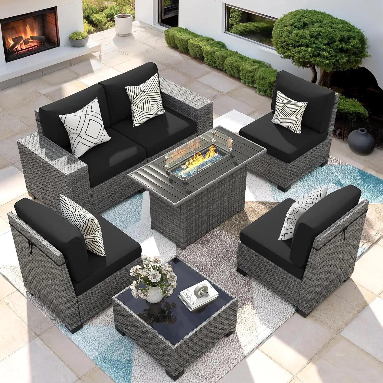 Patio Lounge Set with Fire Pit product view 10