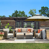 Patio Dining & Lounge Set, 5-Piece product view 1