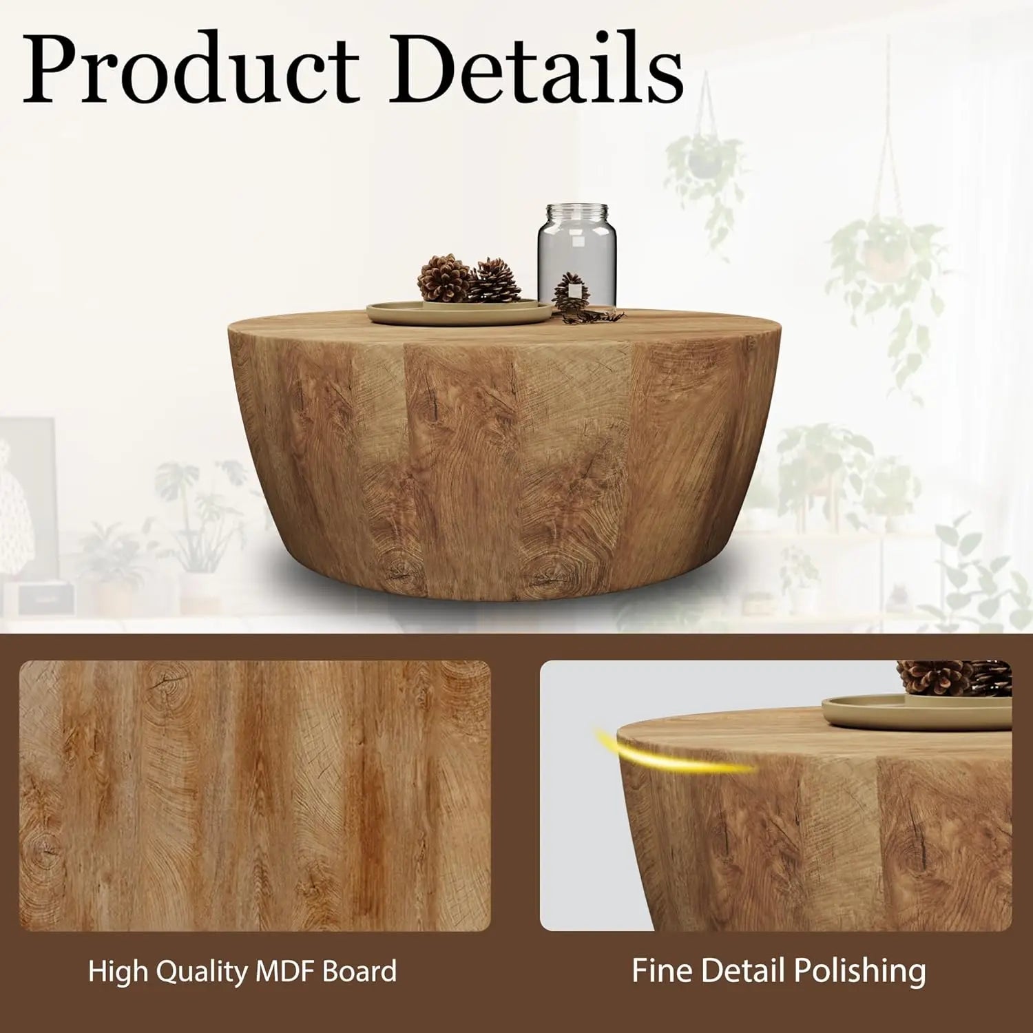 30″ Round Coffee Table product view 5