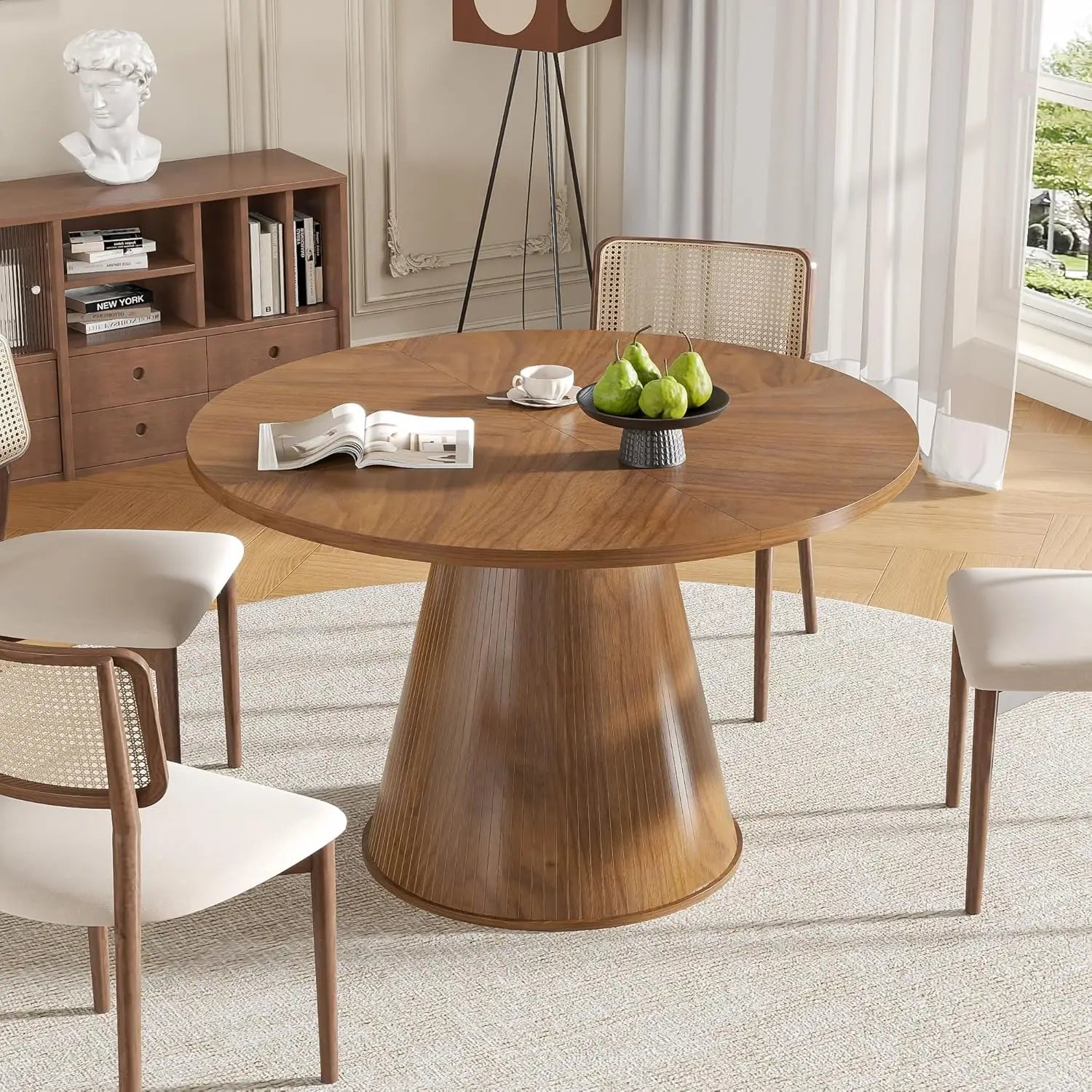 Farmhouse Fluted Dining Table product view 4