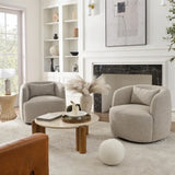 Upholstered Accent Chairs with Pillows product view 5