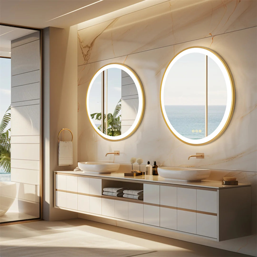 Round Lighted Bathroom Mirror product view 4