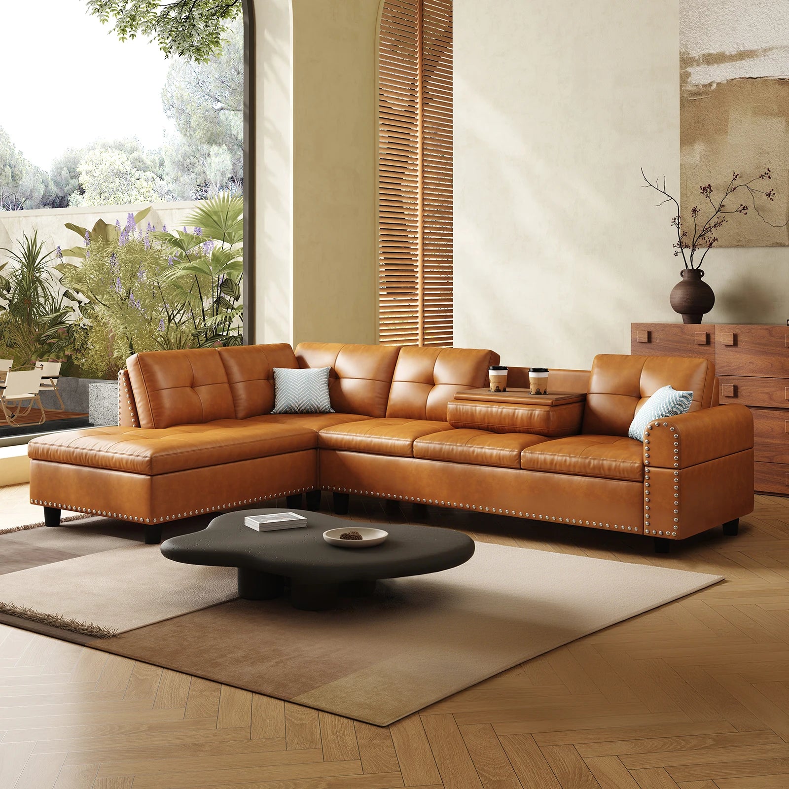 Sectional Sofa with Chaise Lounge product view 1