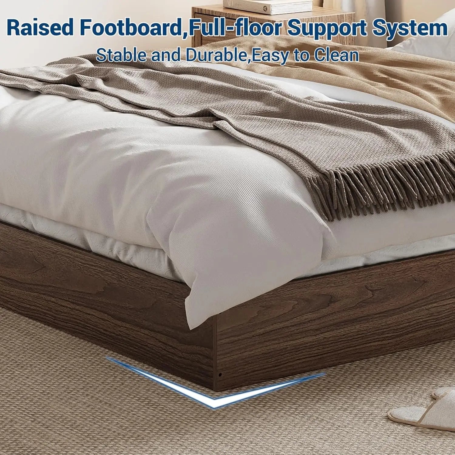 Wooden Platform Bed Frame product view 3