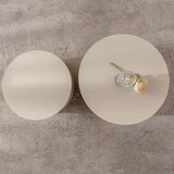 Modern Round Fluted Coffee Table Set product view 4