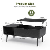 JHK Lift-Top Storage Coffee Table