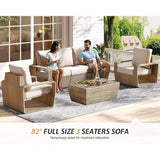 Wicker Patio Sofa Set product view 5