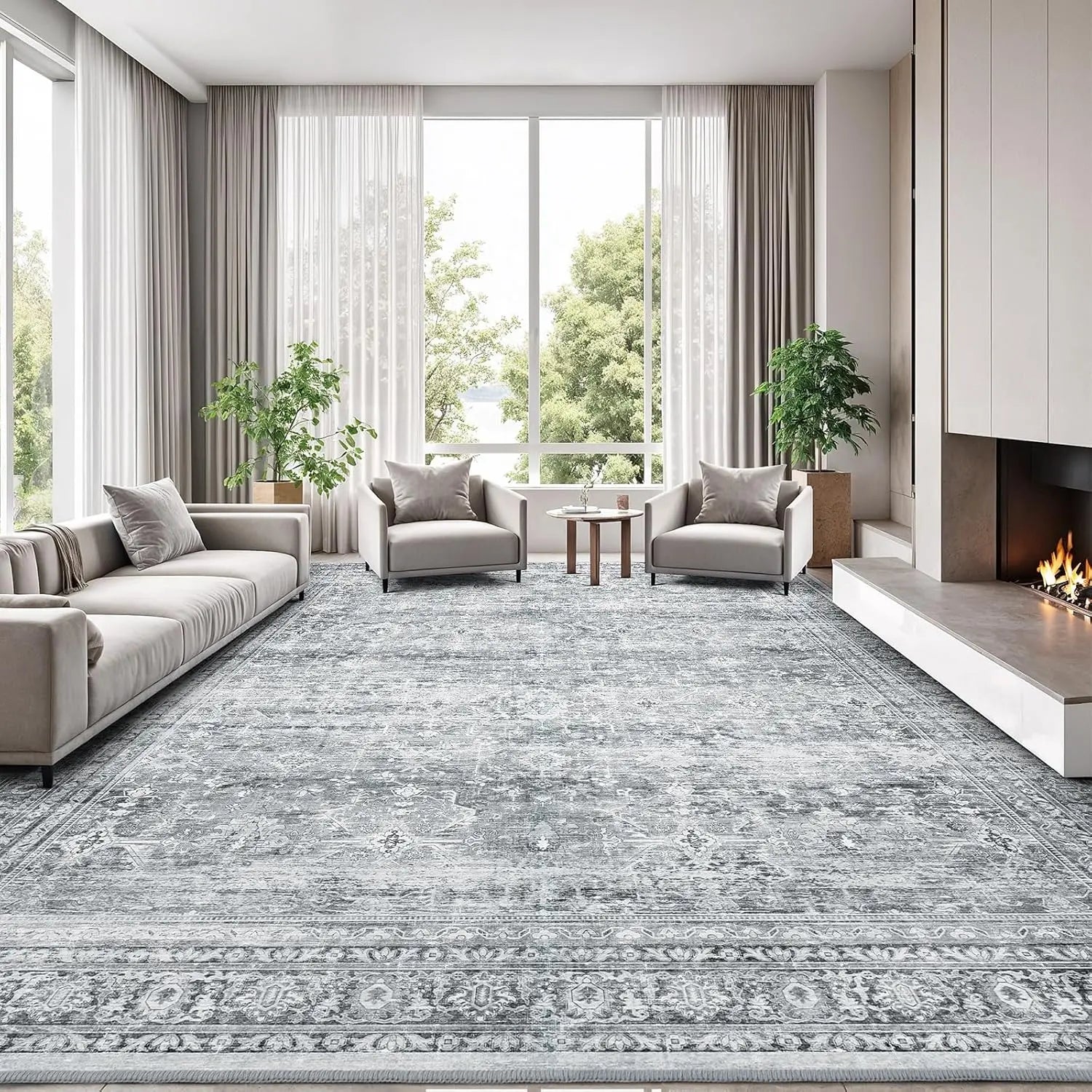 Washable Non-Slip Area Rug product view 1