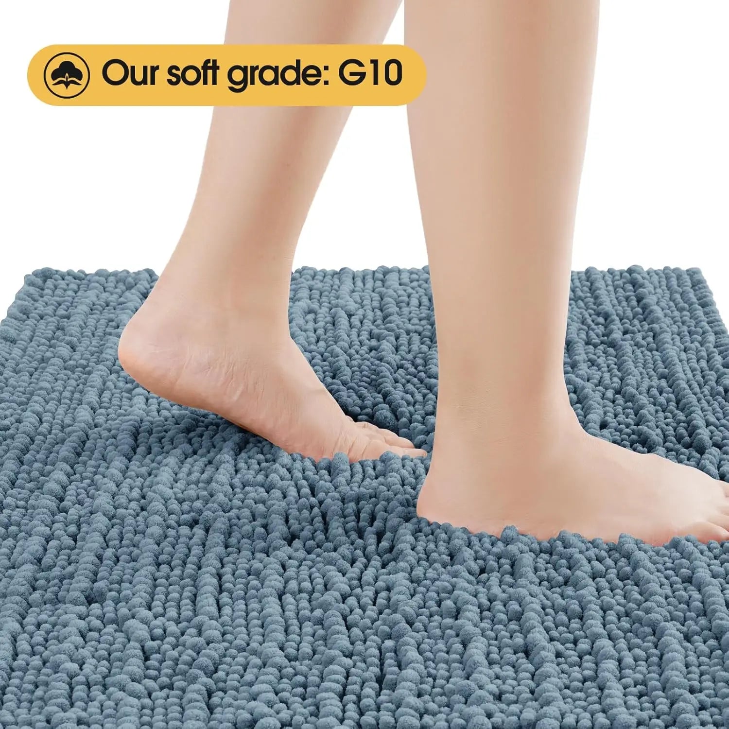 Haze Blue Bathroom Rug Set product view 3