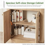 Modern Fluted Single Vanity with Sink product view 5