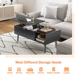 JHK Lift-Top Storage Coffee Table