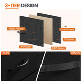 JHK Two-Drawer Bedside Table