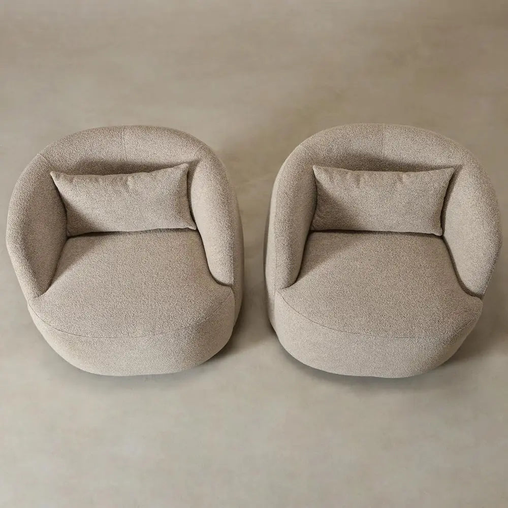 Upholstered Accent Chairs with Pillows product view 6