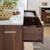 Fluted Six-Drawer Dresser product view 4