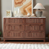 Fluted Six-Drawer Dresser product view 5