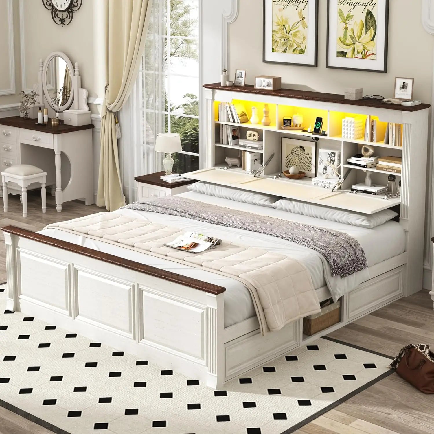 Farmhouse King Bed Frame product view 8