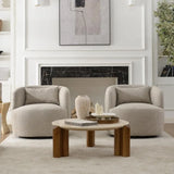 Upholstered Accent Chairs with Pillows product view 3