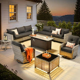 Outdoor Sectional with Fire Pit product view 9