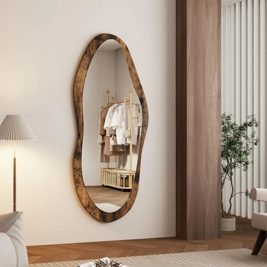 Large Wood-Framed Mirror product view 5