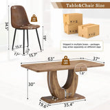 Dining Table Set for Six product view 6