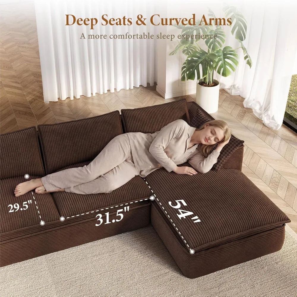 The Cloud Oversized Boneless Sectional product view 5