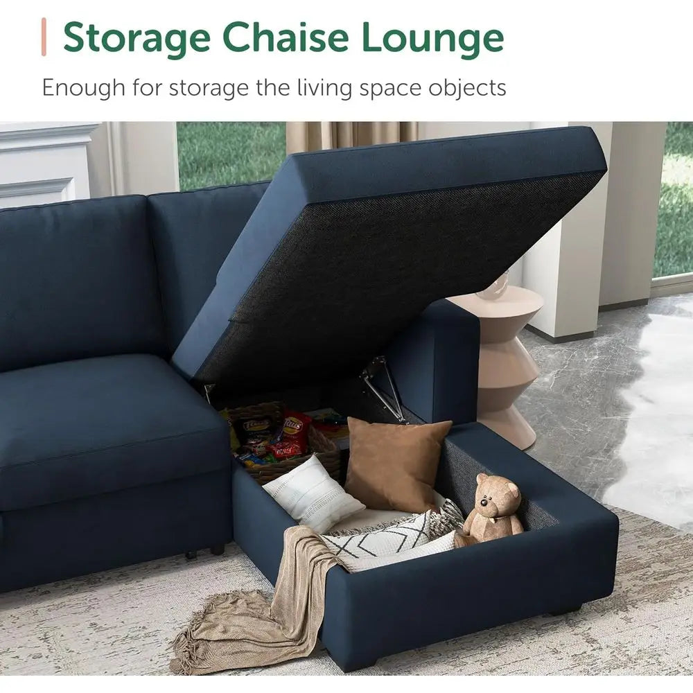 U-Shaped Sectional Sleeper Sofa product view 4