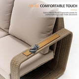Wicker Patio Sofa Set product view 4