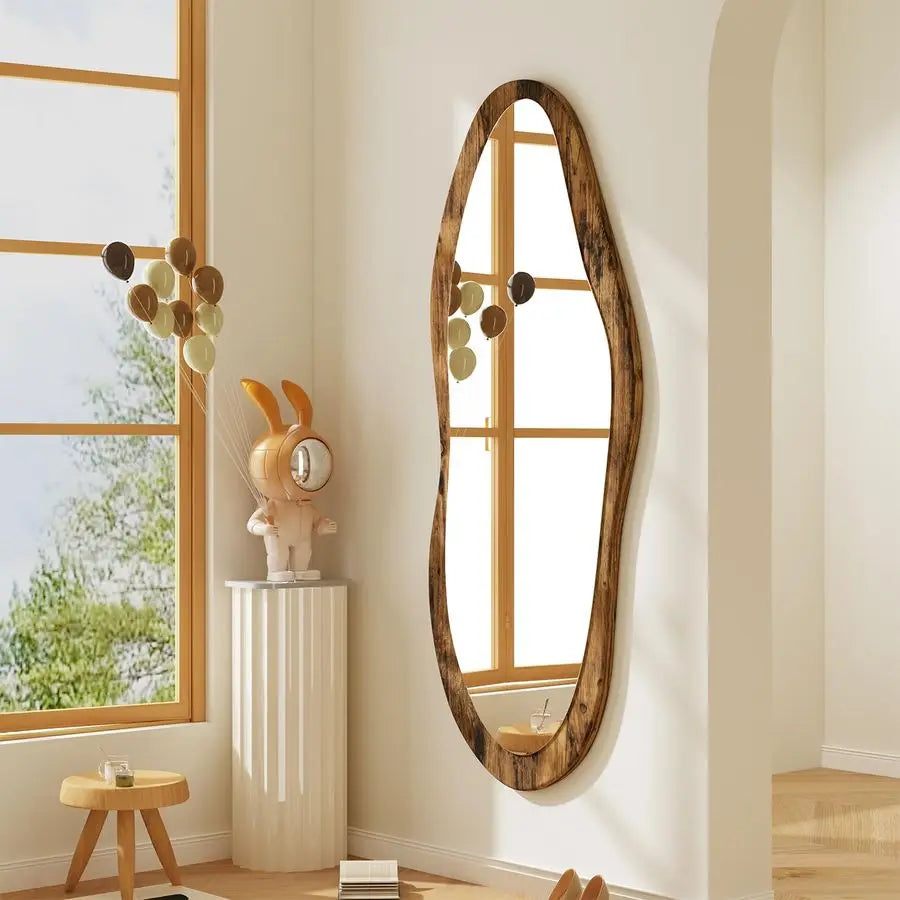 Large Wood-Framed Mirror product view 6