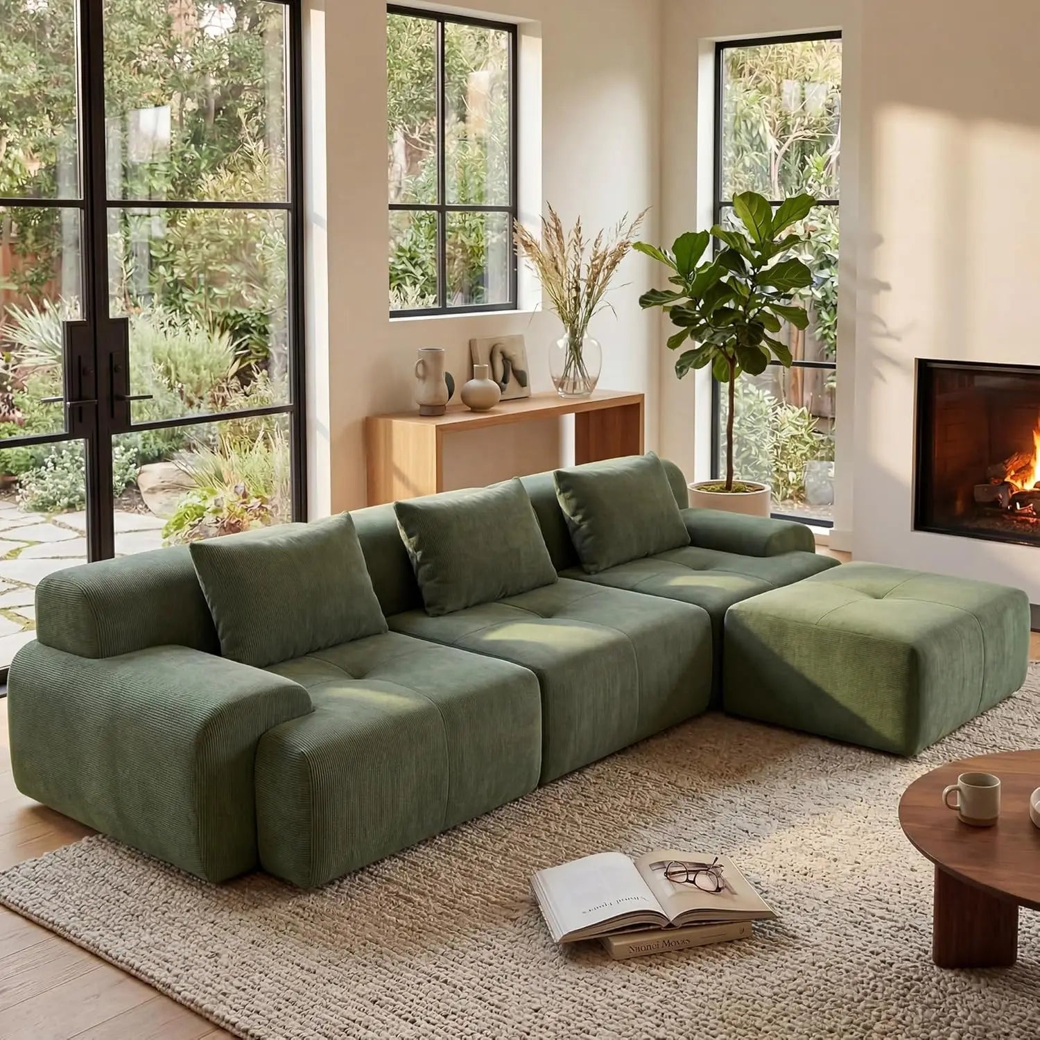 The Cloud Modular Sectional — 108″ L-Shape product view 1