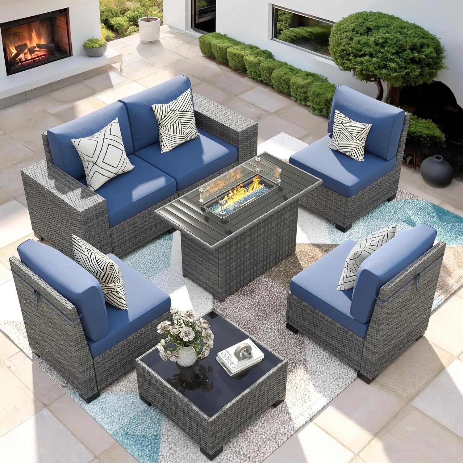 Patio Lounge Set with Fire Pit product view 11