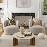 Upholstered Accent Chairs with Pillows product view 4