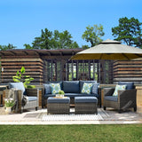 Patio Dining & Lounge Set, 5-Piece product view 8