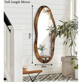 Large Wood-Framed Mirror product view 2