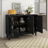 Mirrored 3-Door Buffet Sideboard product view 4