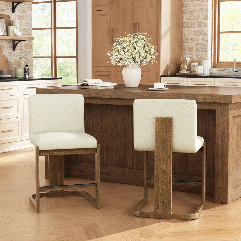 Solid Wood Counter-Height Barstools product view 2