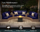 The Crescent 11-Piece Half-Moon Sectional product view 1