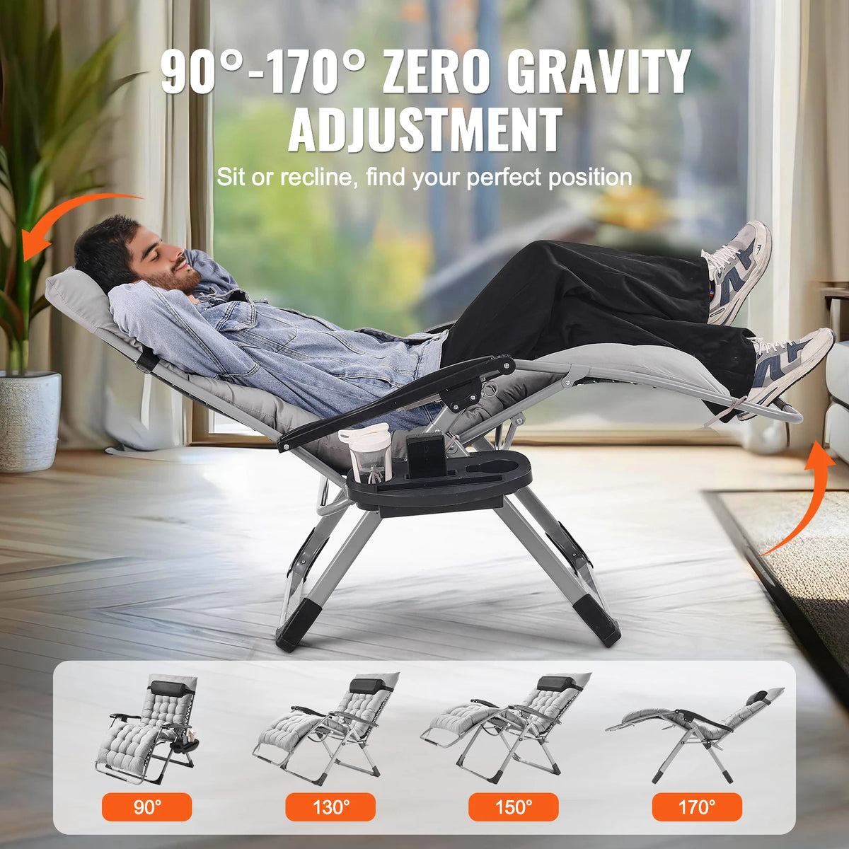 SucceBuy Zero Gravity Lounge Chair