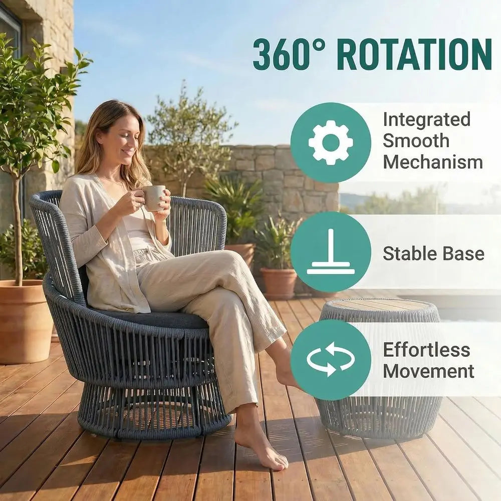 Outdoor Swivel Rocker Set — 2 Piece product view 5