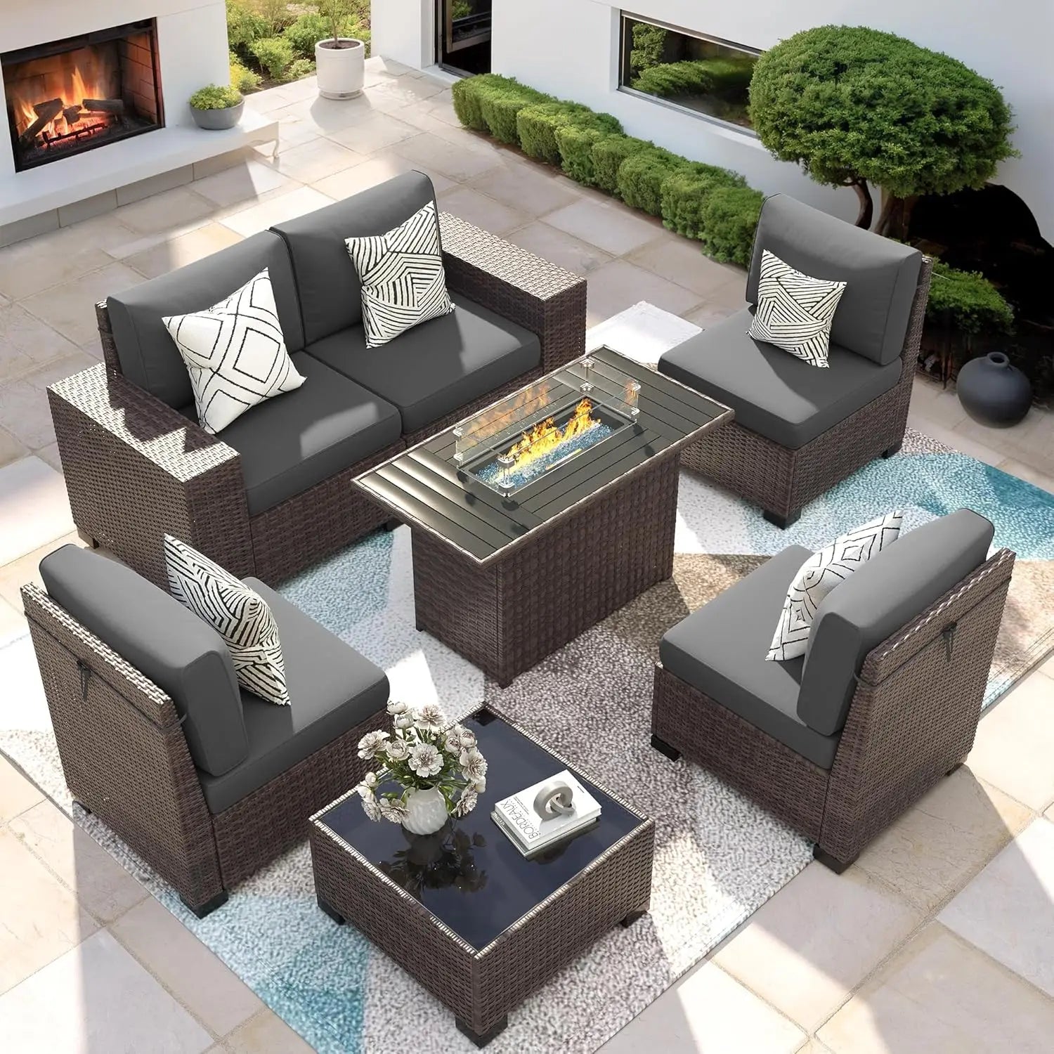 Patio Lounge Set with Fire Pit product view 12